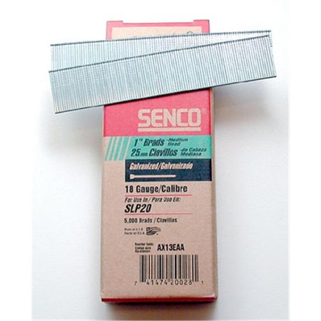 GLOVEWORKS HD Senco 1 in. Length 18 Gauage Galvanized Brad Nails CAAX13EAA